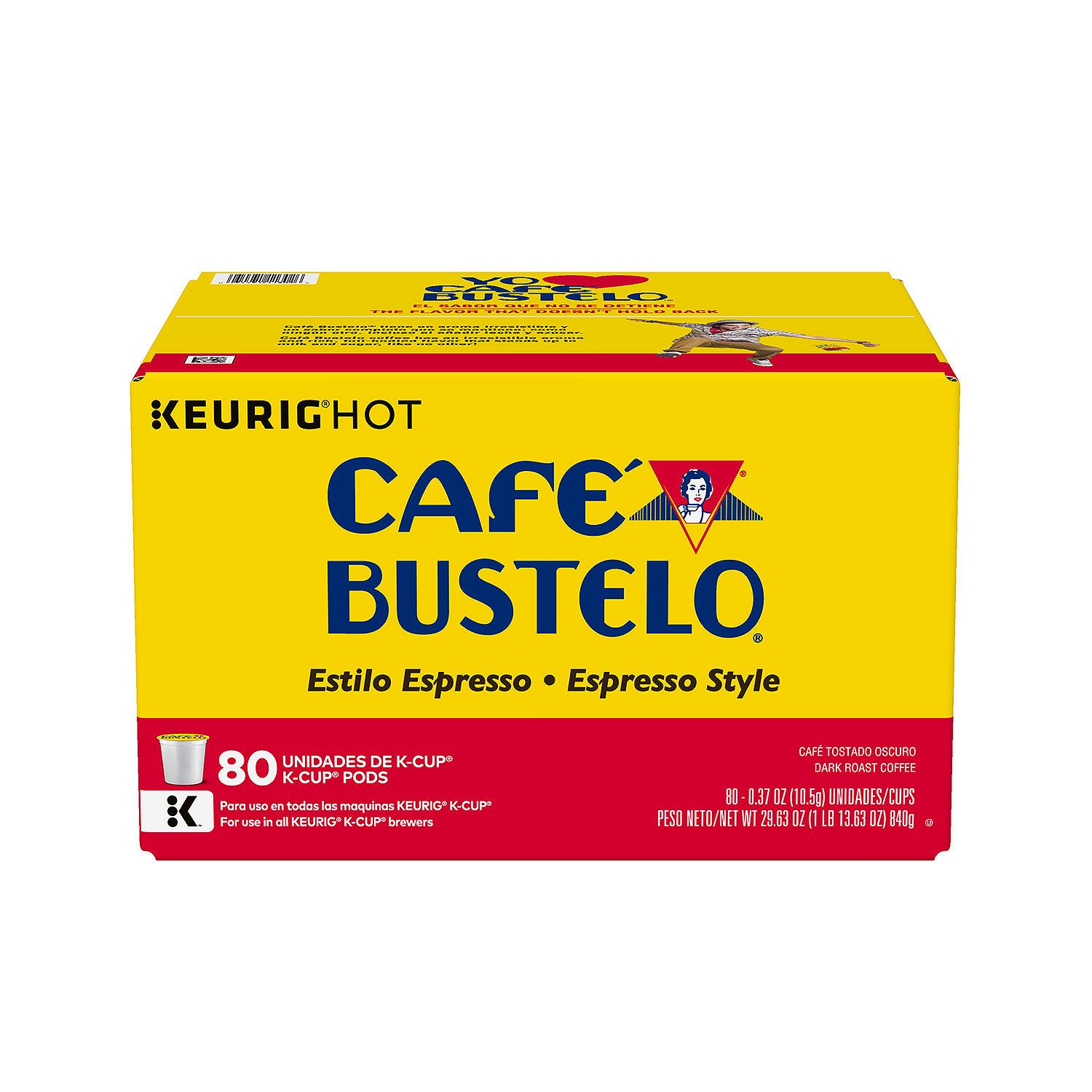 (image for) Cafe Bustelo Espresso Style Coffee (80 K-Cups) - Click Image to Close